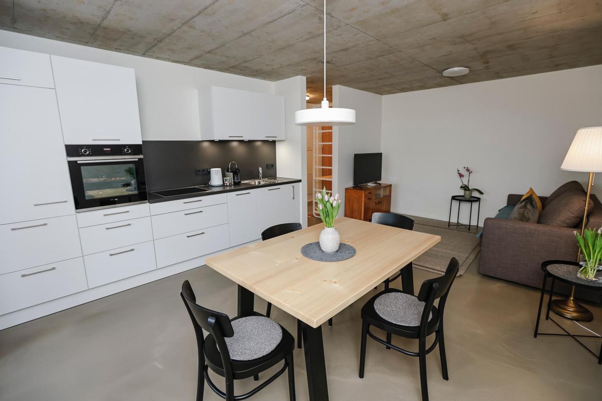 Boutique Apartments Lustenau Nachhaltige Kuehlung Ueber Erdsonde Und Fussbodenkuehlung Phòng bức ảnh