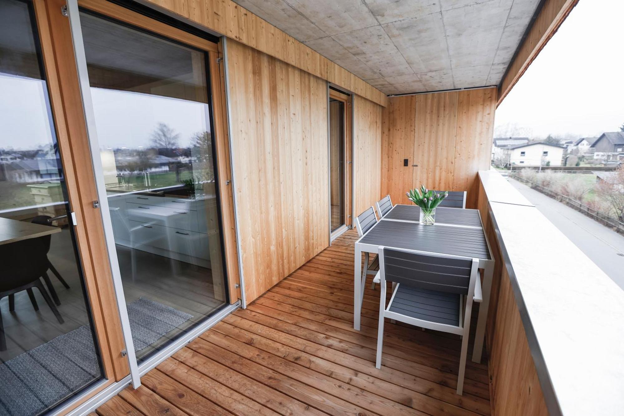Boutique Apartments Lustenau Nachhaltige Kuehlung Ueber Erdsonde Und Fussbodenkuehlung Phòng bức ảnh